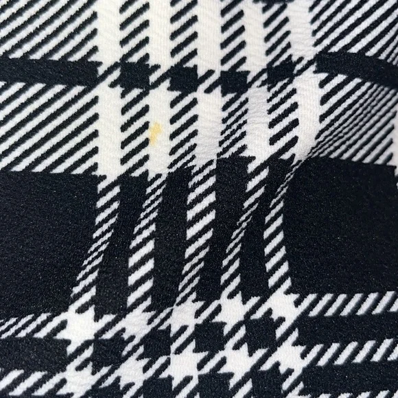 Sleeve Lettuce Trim Top& Plaid Print Cami Dress - Picture 4 of 7